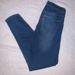 Girl’s Pull-On Denim Leggings